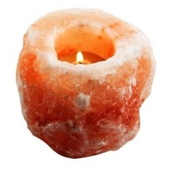 Świecznik solny na stół do łazienki KLIMAT naturalny sól HIMALAJSKA x 100 szt HURT